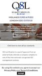 Mobile Screenshot of isoqsltd.com
