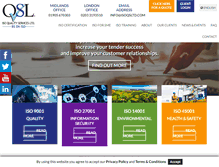 Tablet Screenshot of isoqsltd.com